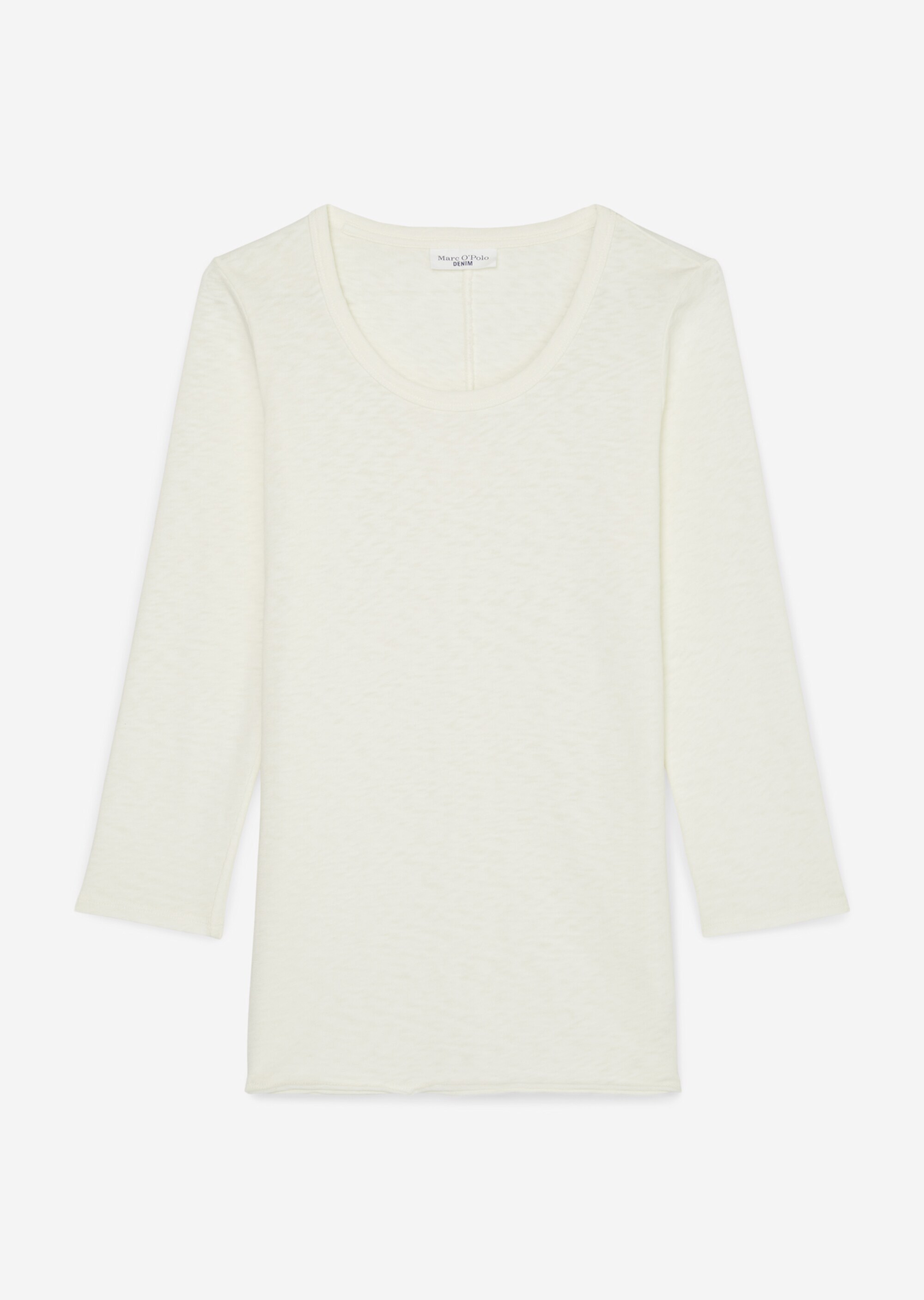 T-Shirt slim aus Slub-Jersey