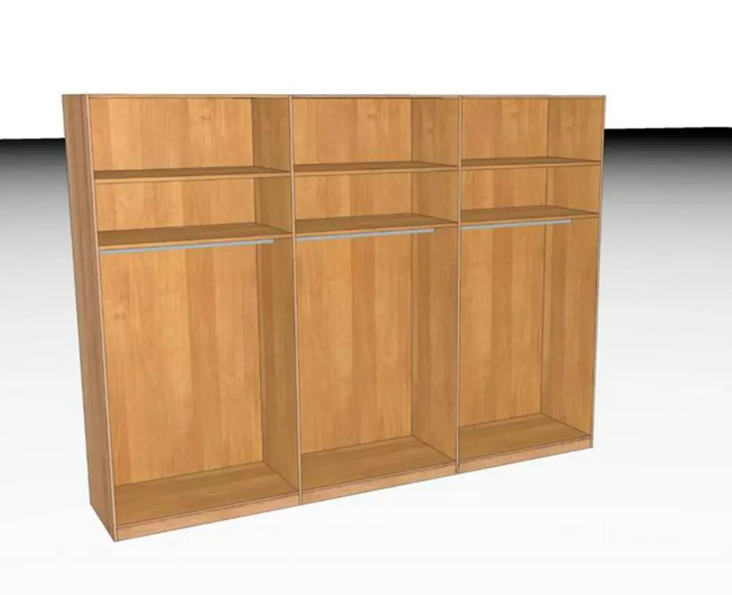 Kleiderschrank Burgos 300 x 217 cm