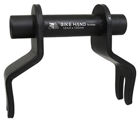 ADAPTATEUR PIED MONTAGE - PORTE VELO ROUE AVANT NEWTON STORE (POUR PASSER BLOCAGE RAPIDE EN AXE DE 12)