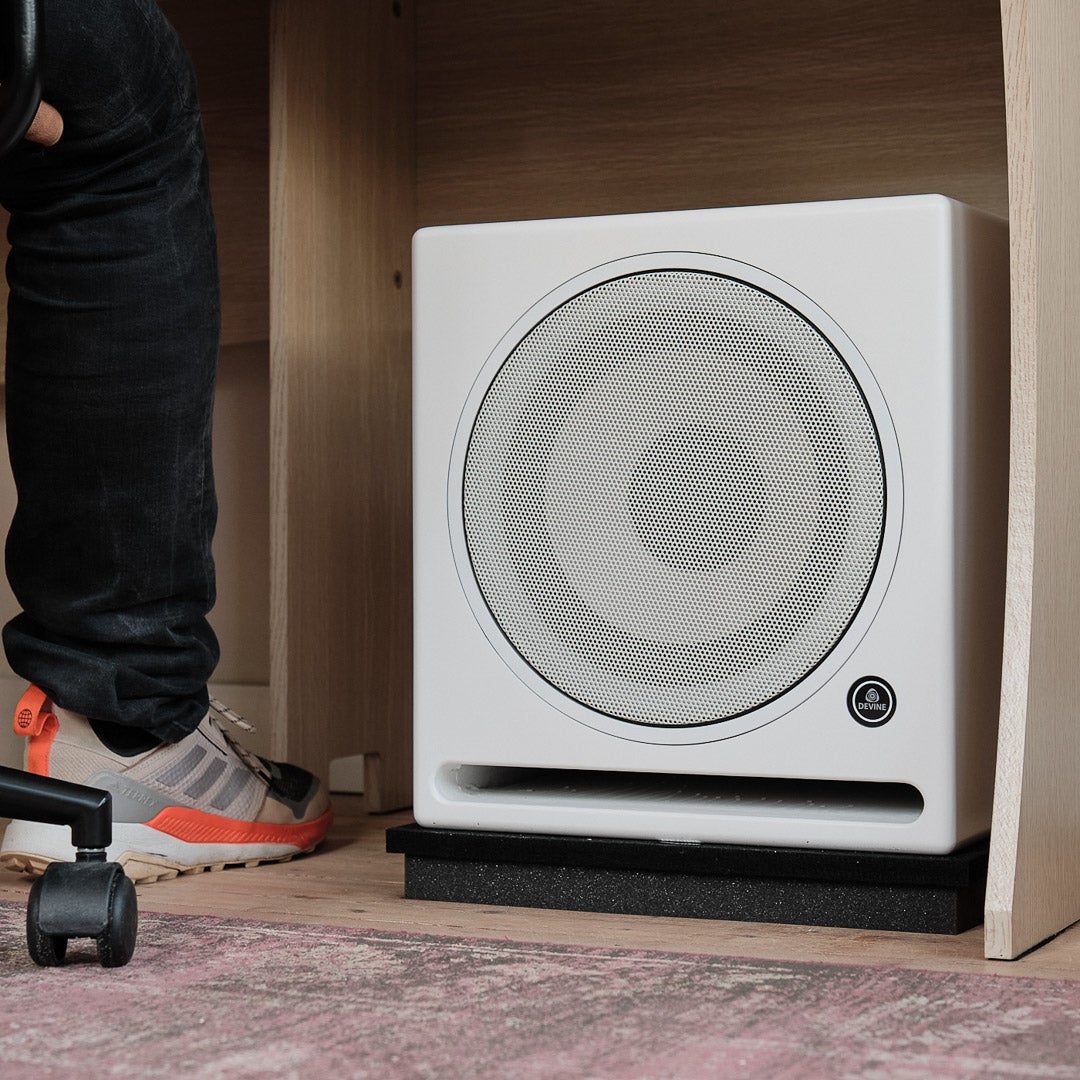 Devine RX-5A White (2x) + Sub studiomonitoren