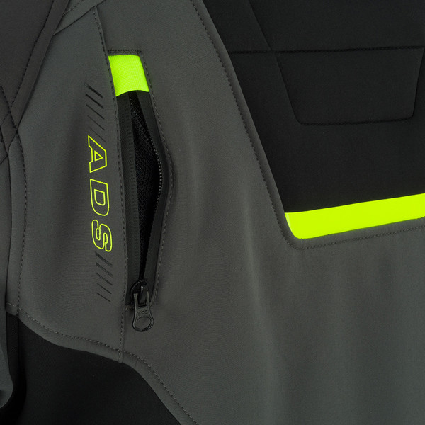 Bering - Blouson Diskor Gris / Jaune fluo