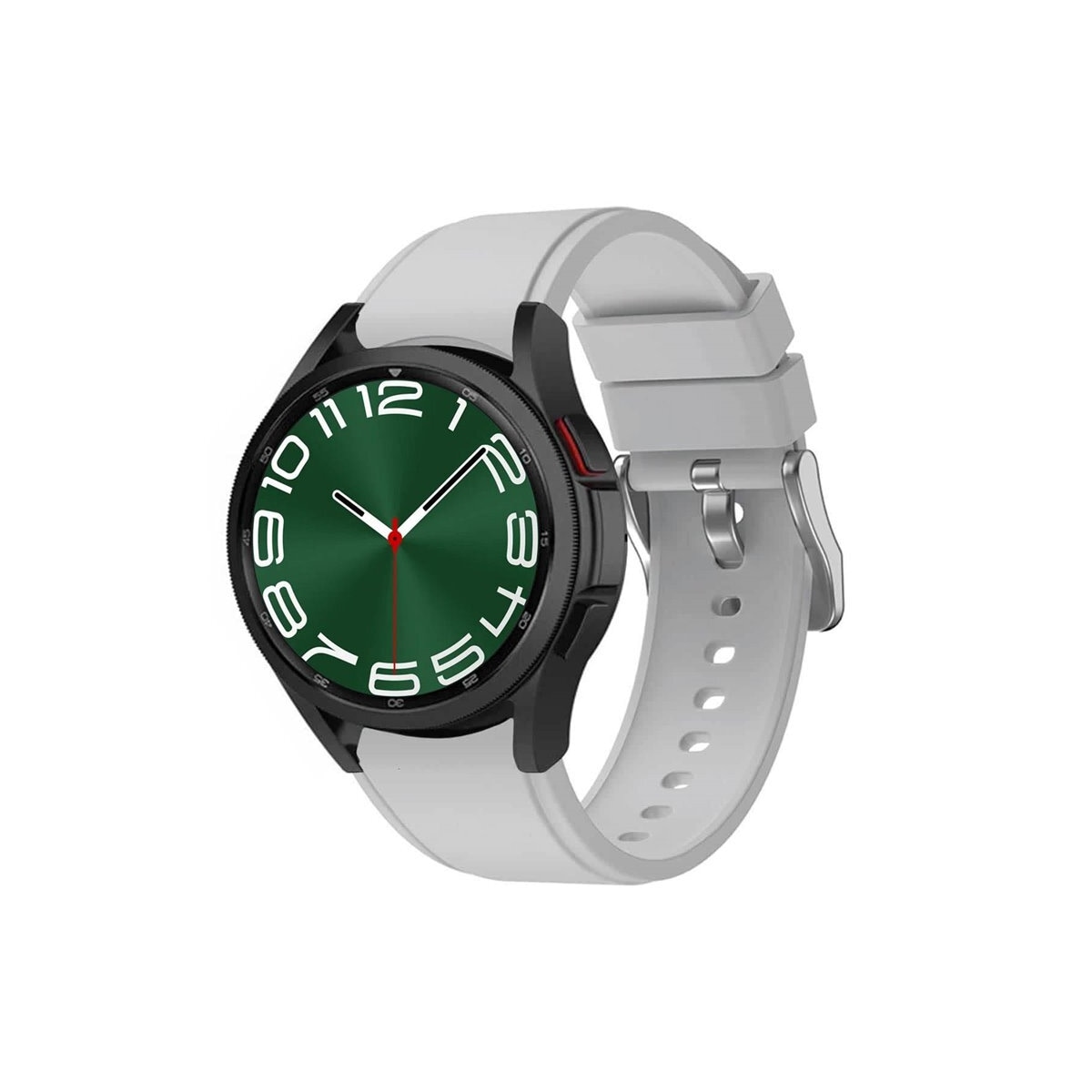 Silikon armbånd No-Gap Samsung Galaxy Watch 6 Classic (43mm) - Lysegr
