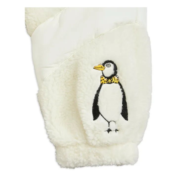 Mini Rodini Jogger Polyester Recyclé Pingouin | Ecru