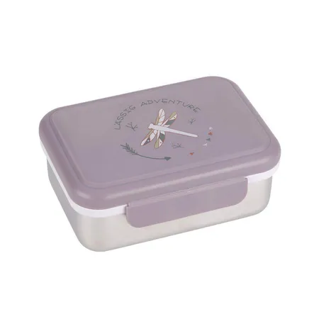 Lässig Kinder Brotdose Edelstahl - Lunchbox, Adventure Libelle