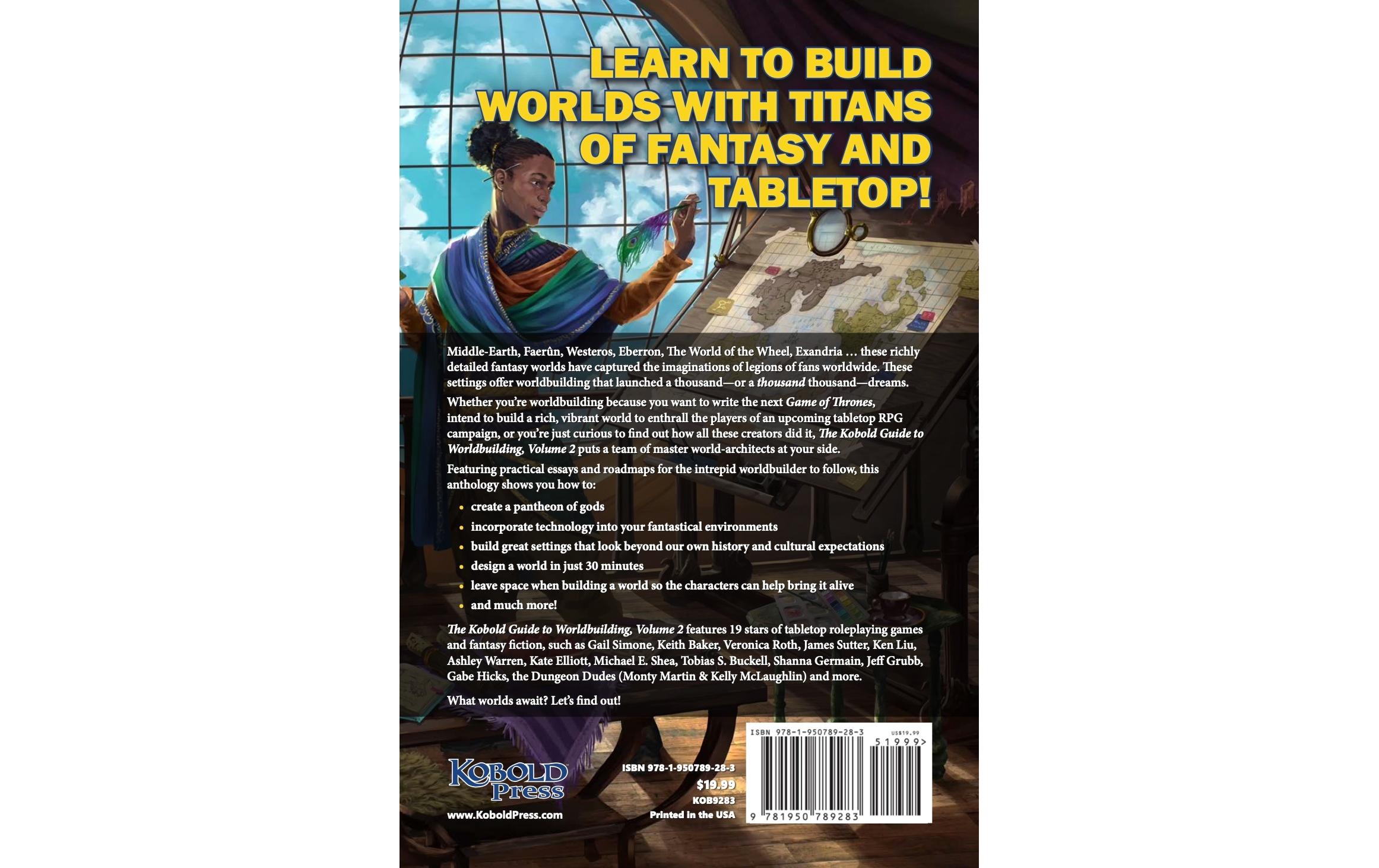 Leitfaden Kobold Guide to Worldbuilding, Volume 2 -EN-Sammelband mit praktischen Anleitungen für den unerschrockenen Weltenbauer