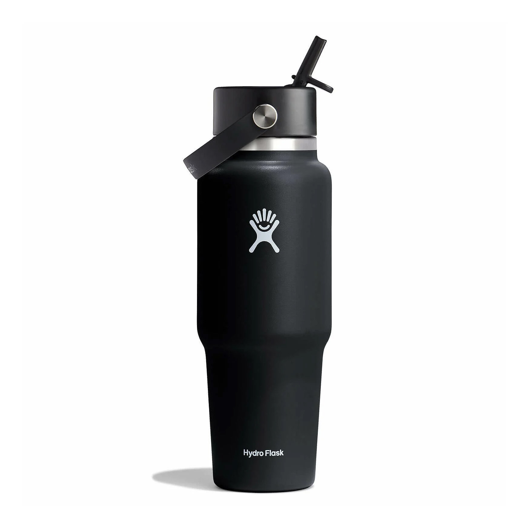 Hydro Flask 32 OZ Wide Flex Straw Travel Bottle Black