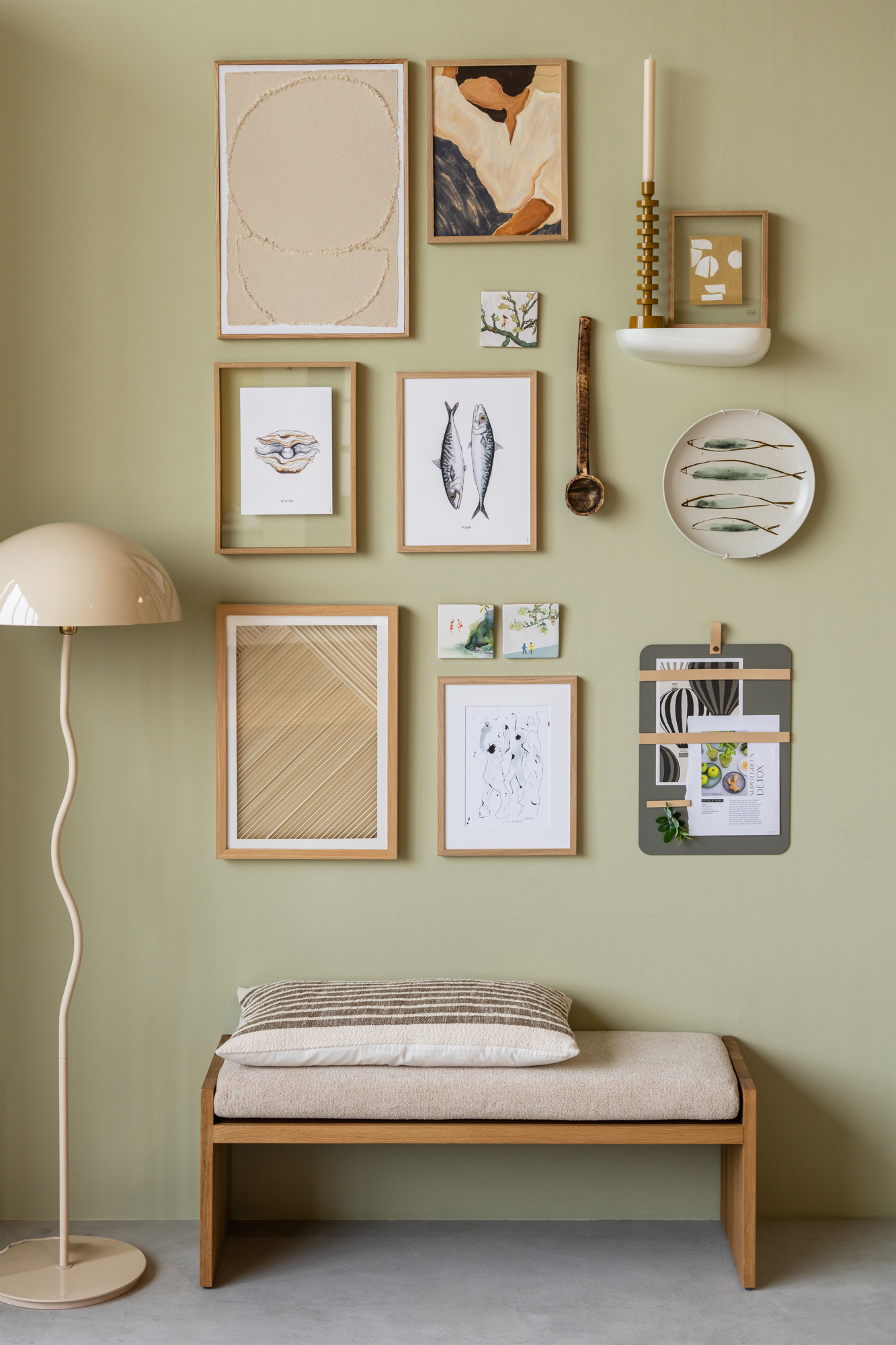 Vloerlamp Salsa beige