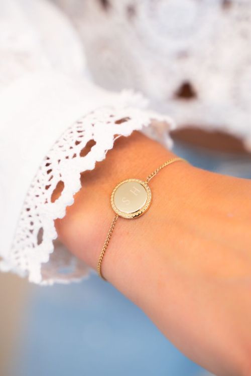 Atelier armband met ronde bedel