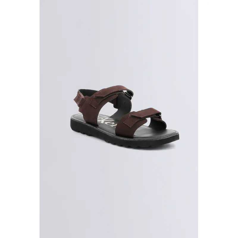 Kick neos Marron SANDALES Cuir Homme