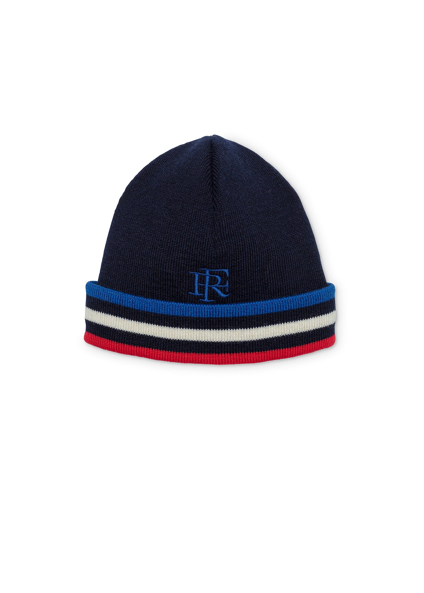 Bonnet tricolore en laine