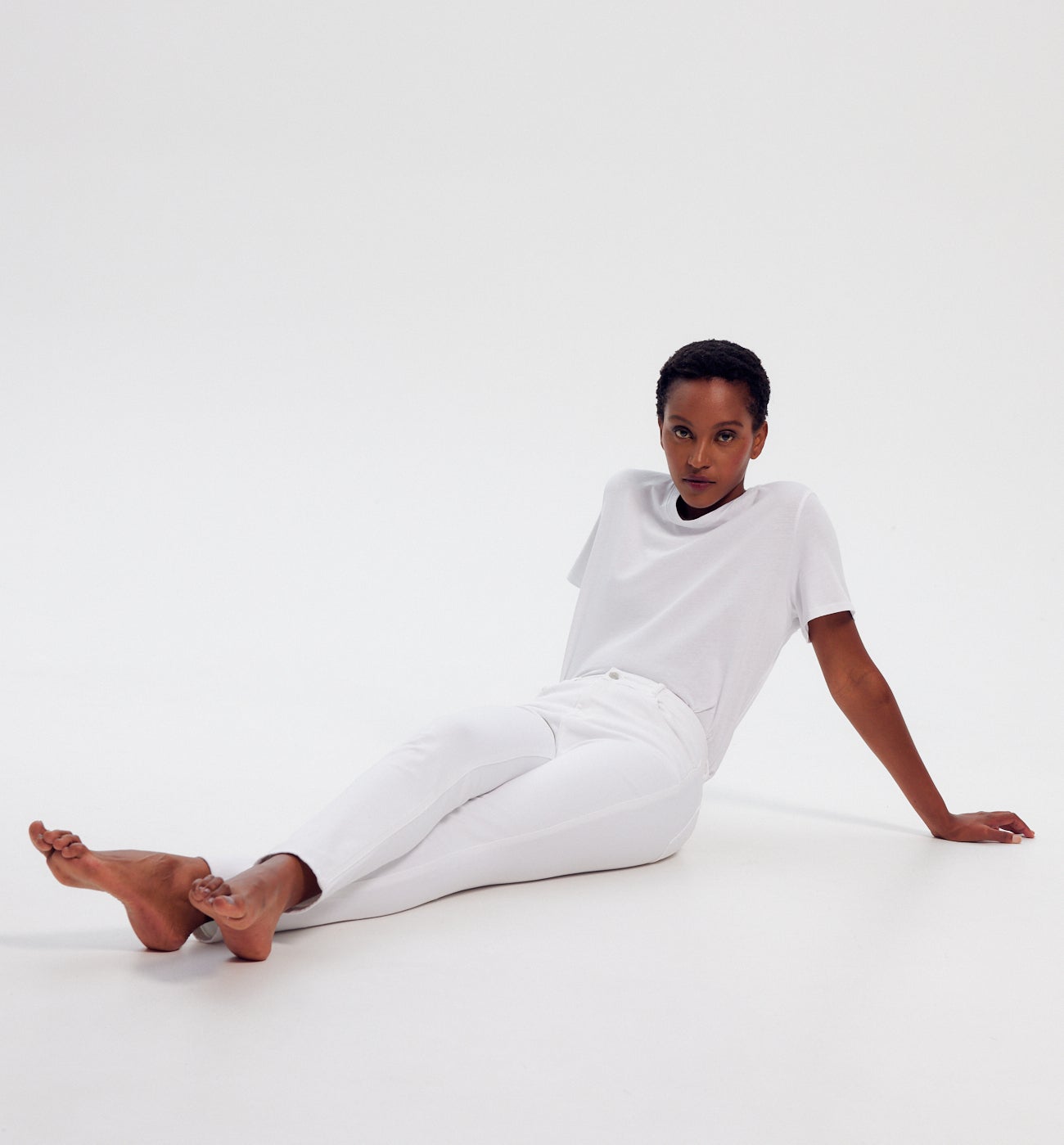 Jean skinny femme GASPARD - Blanc