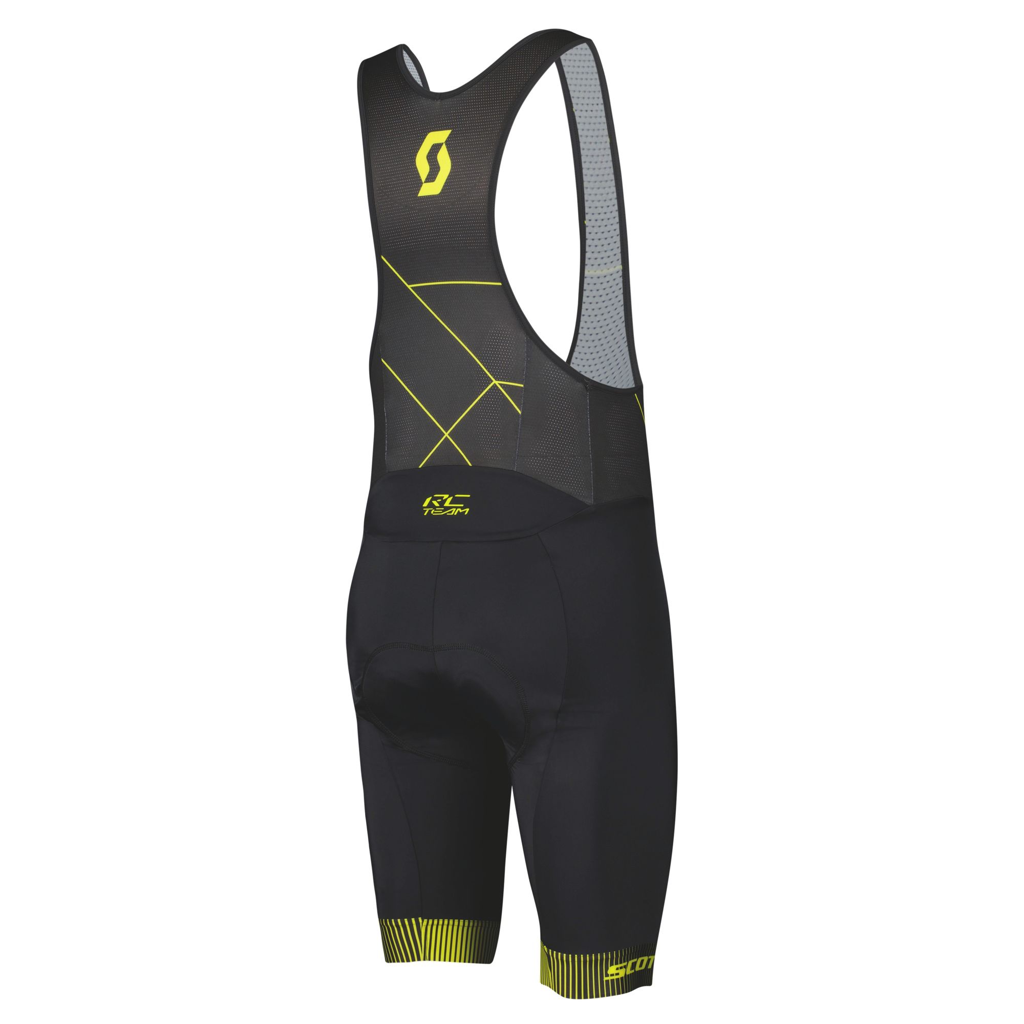 SCOTT RC Team++ Bibshorts Sort/Gul herre