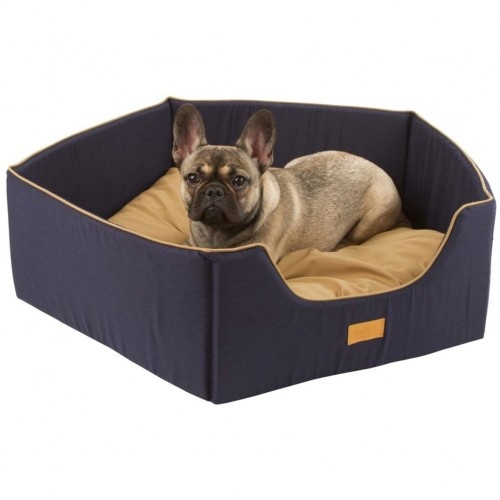 Cama para cães Jerome com bordas, azul