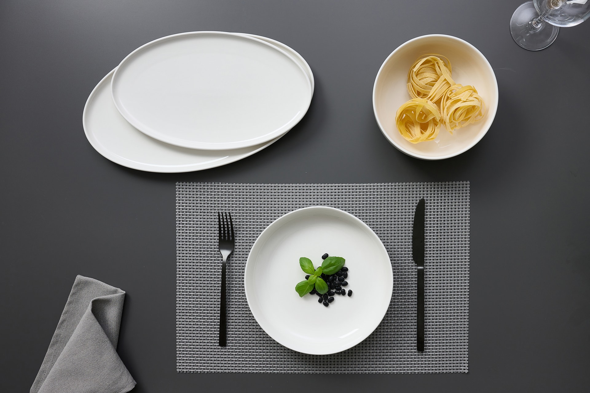 Ritzenhoff & Breker Servierplatte SKAGEN Porzellan weiß