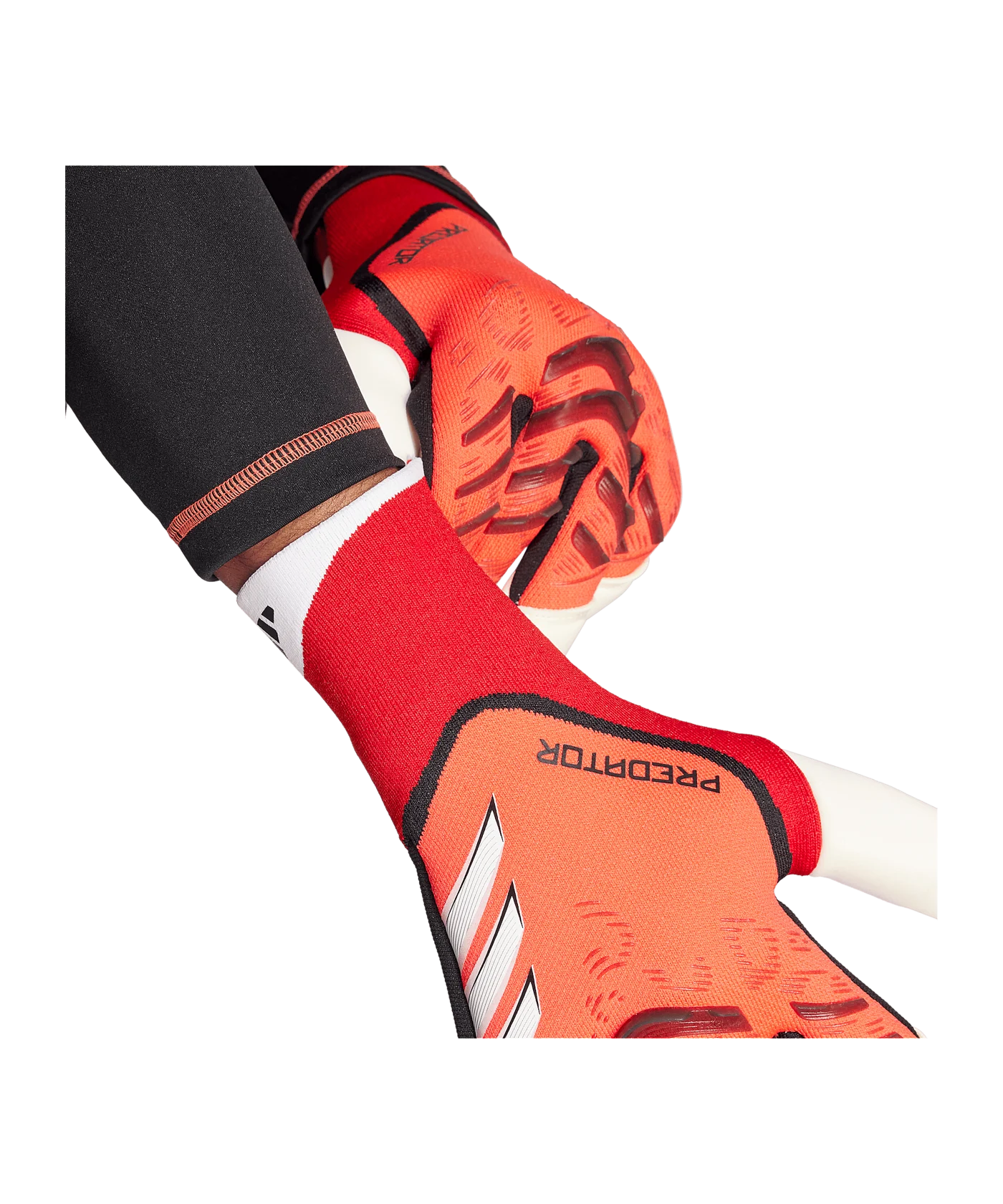 adidas Predator Pro Hybrid Pure Victory Torwarthandschuhe Rot