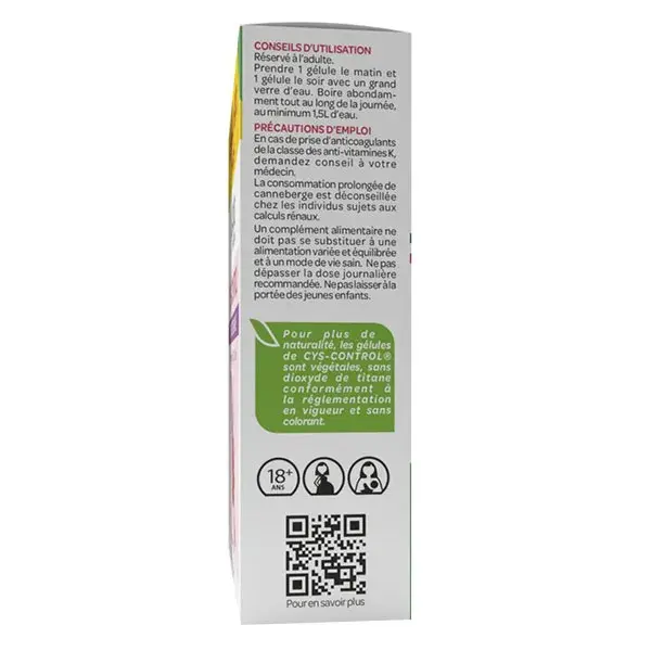 Arkopharma Cys-Control Conforto Urinário Cranberry 60 cápsulas