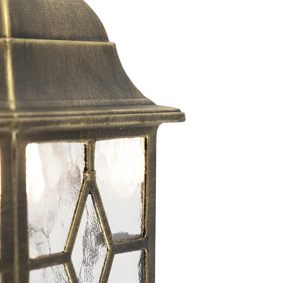 Qazqa wandlampen buiten london bruin e27