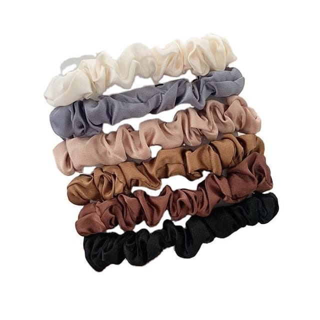 Scrunchies 6-pak MultiColor
