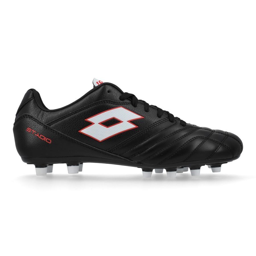 Lotto Stadio 300 III FG - Noir/Blanc/Rouge