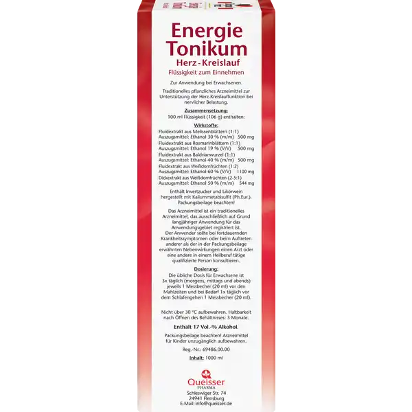Energie Tonikum Herz-Kreislauf