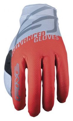 Paire de Gants Longs Enfant Five XR-Lite Split Rouge Fluo / Gris