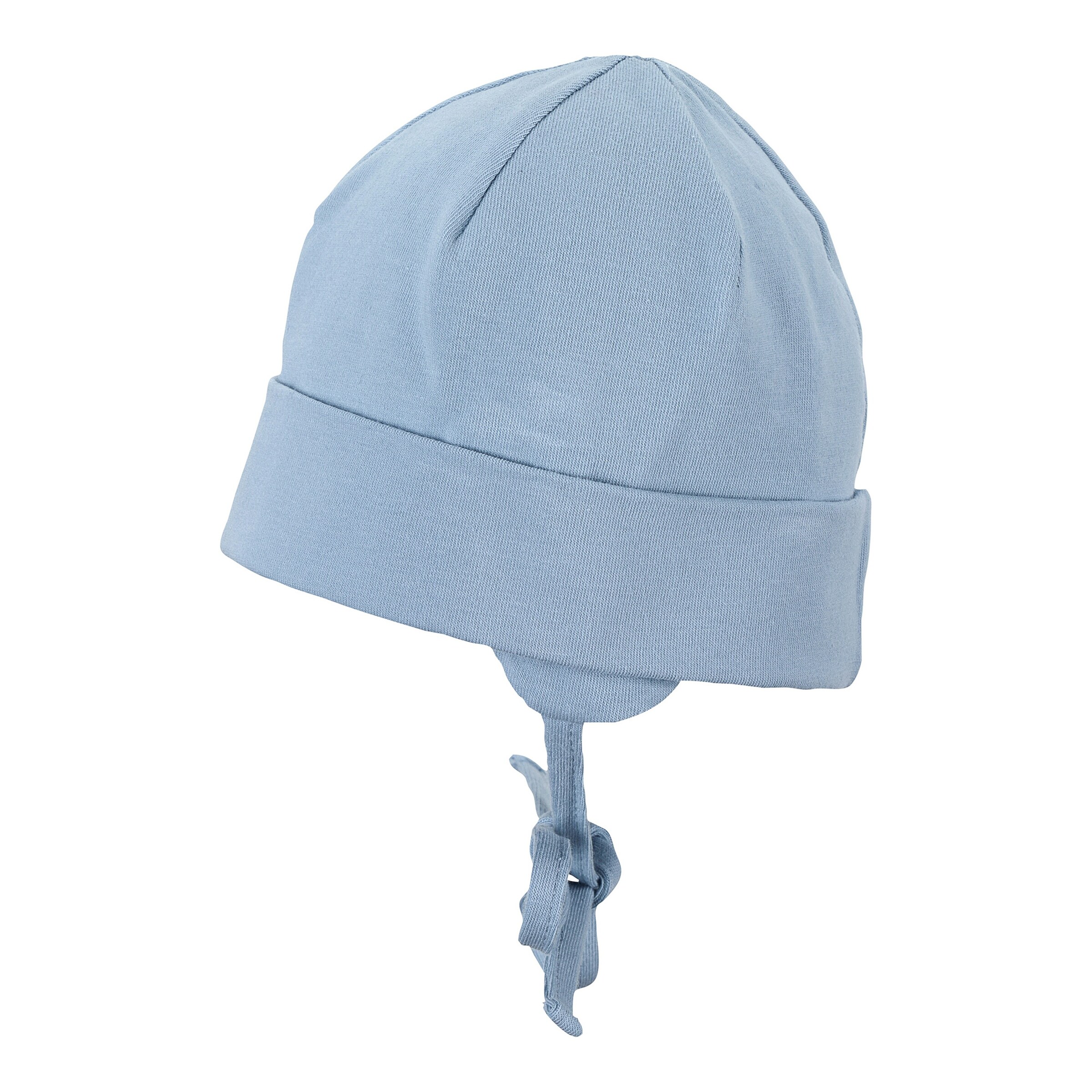 Sterntaler Mütze mit Bindeband blau