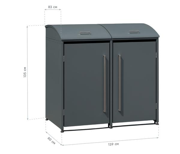 Westmann Mülltonnenverkleidung Moderna