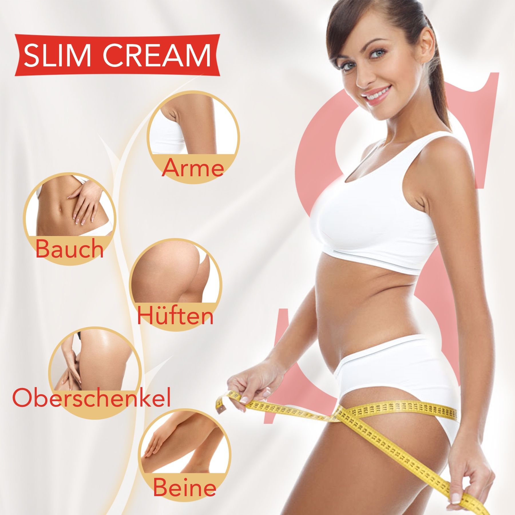 P-Beauty Körpercreme Fettverbrennungs Slim Cream Körperfett