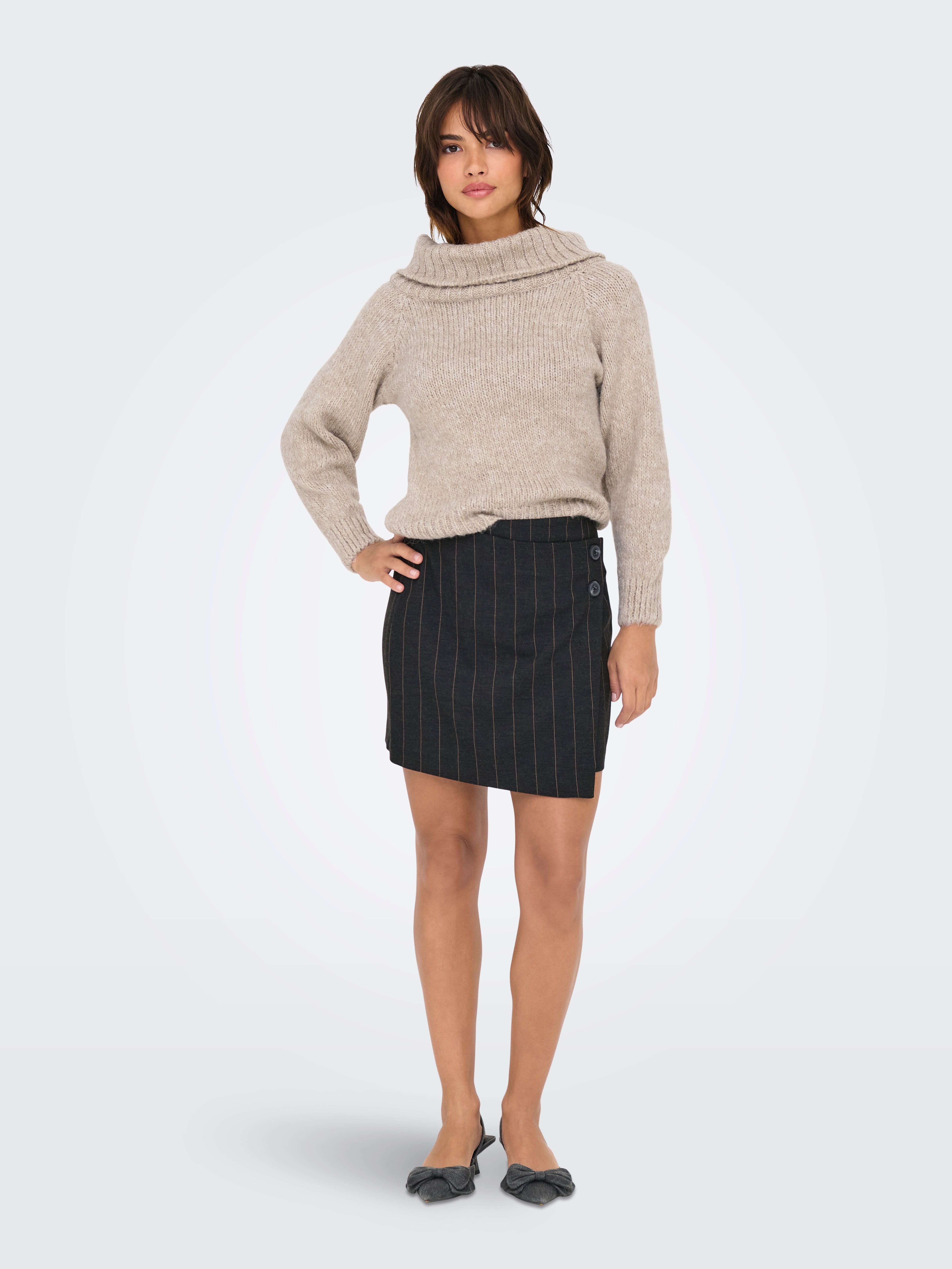 ONLMARIE Strickpullover Weathered Teak