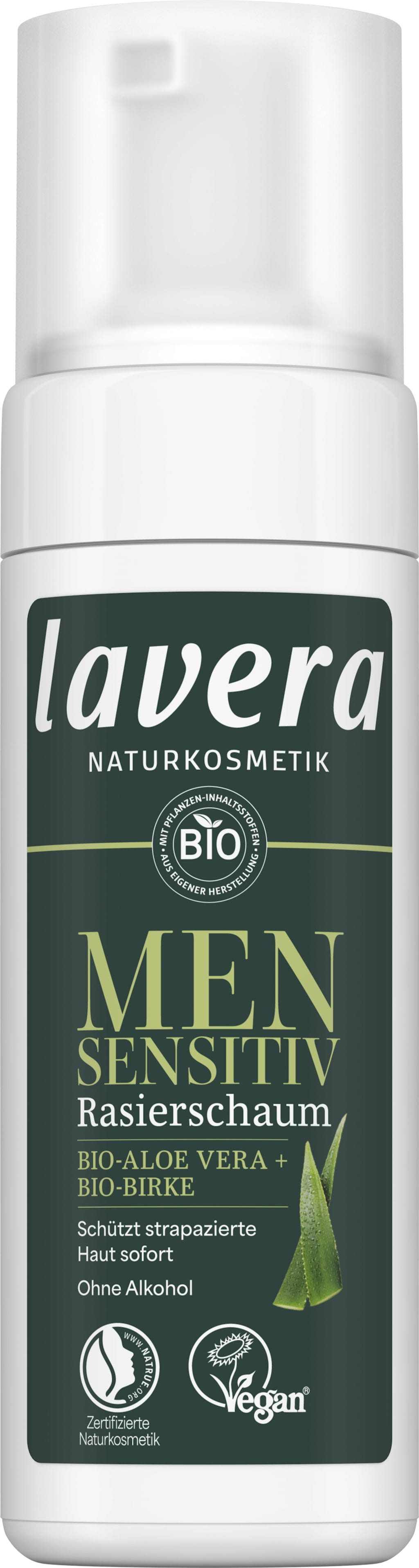 lavera  Men Sensitiv Rasierschaum, 150 ml