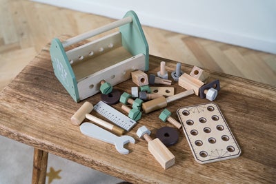 Dantoy Verktøykasse Wood In Gift Box