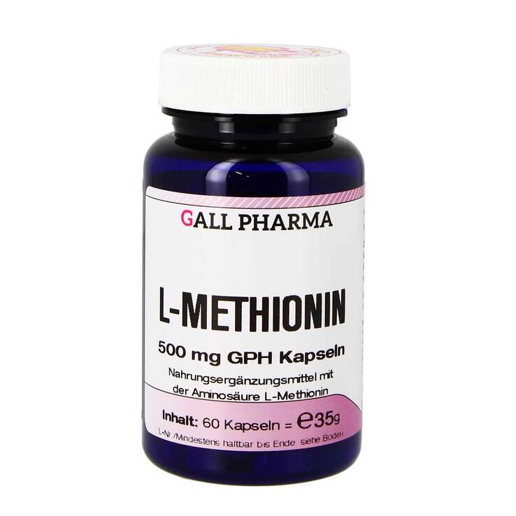 L-Methionin 500 mg GPH Kapseln, 60 St