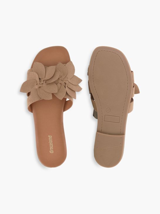 Graceland Pantolette beige