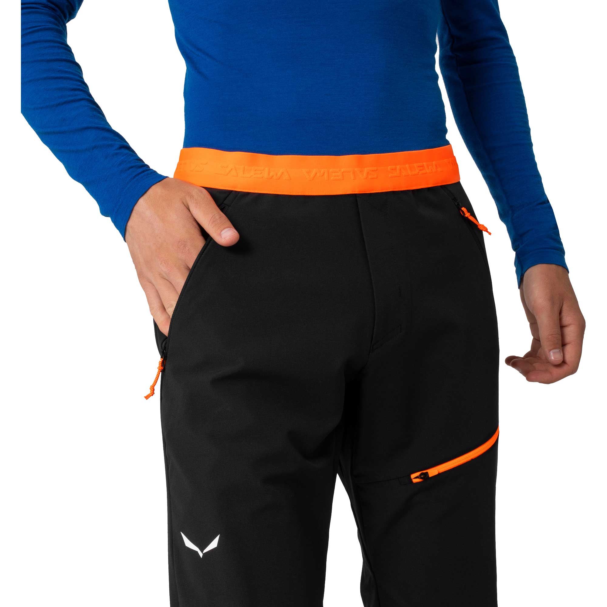 SALEWA Sella Softshellhose Herren black out