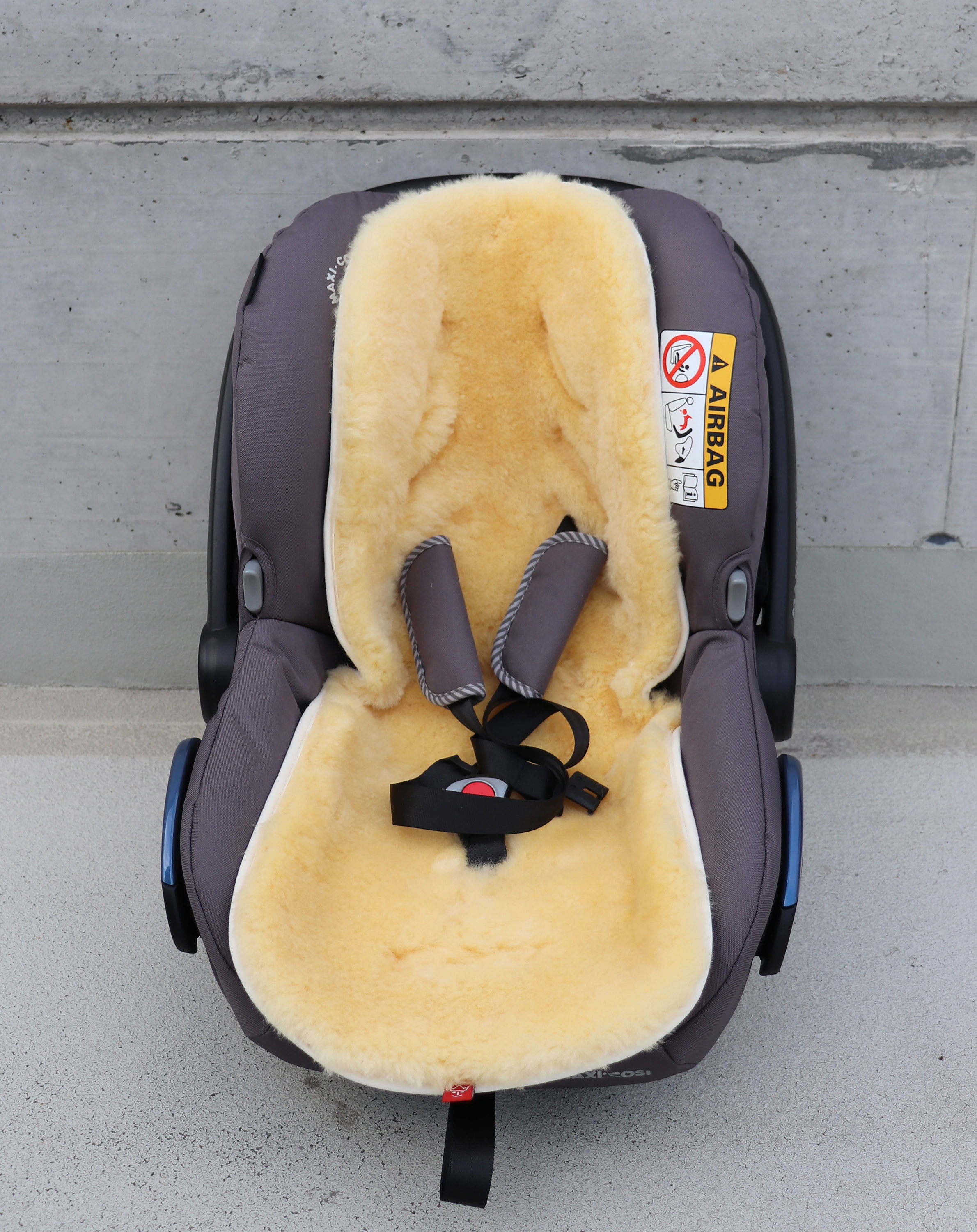Lammfellauflage DELUXE (77x35) in natur