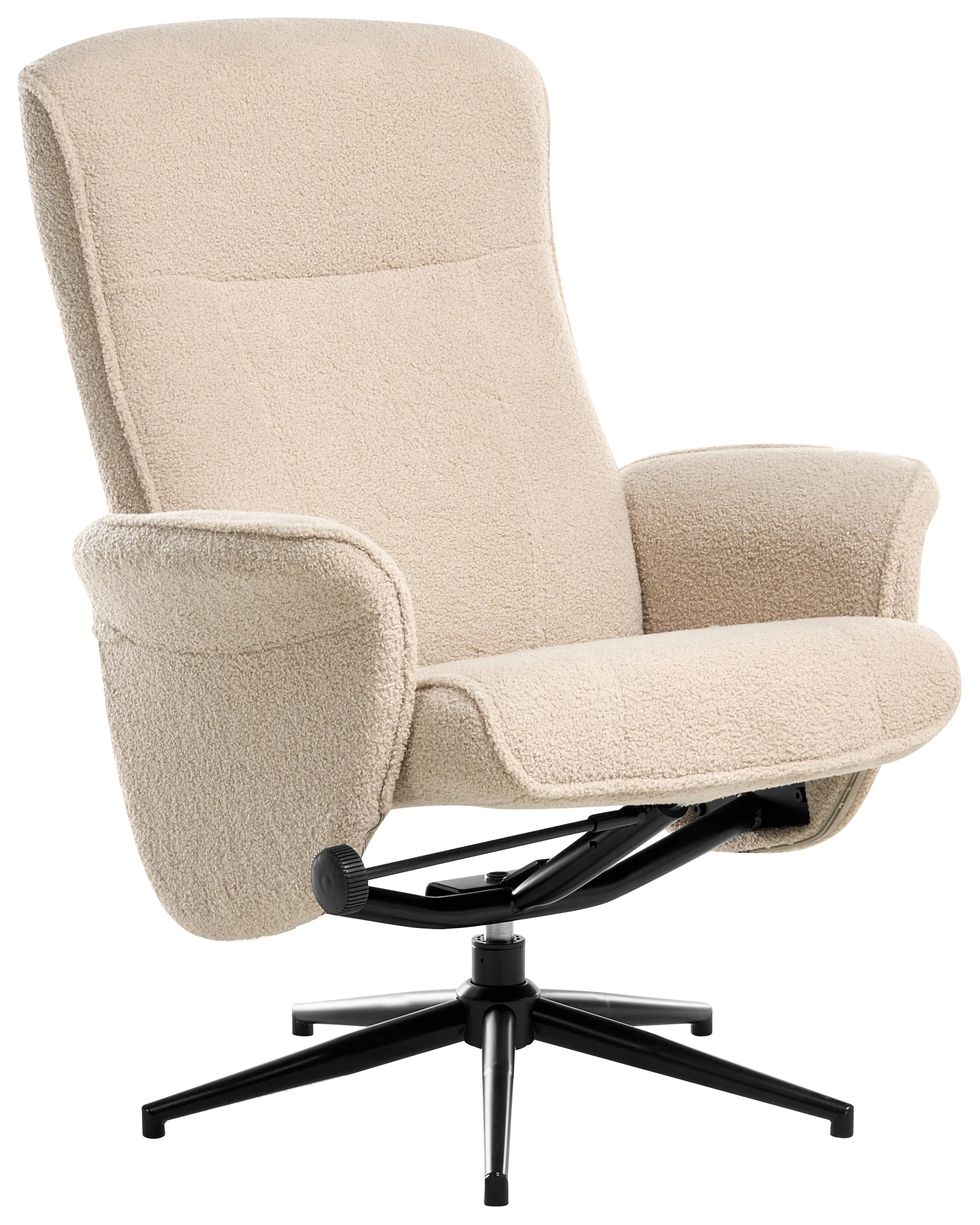 Relaxfauteuil JAPET Bouclé Beige