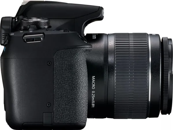 Canon EOS 2000D - Digitalkamera - SLR - 24.1 MP - APS-C - 1080p / 30 fps - 3x optisk zoom EF-S 18-55 mm IS II og EF 75-300 mm III objektiver - Wi-Fi, NFC