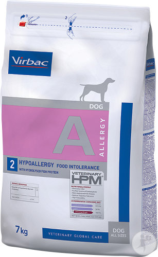 Virbac Veterinary HPM Dog Allergy A2 Intolérances Alimentaires 7kg