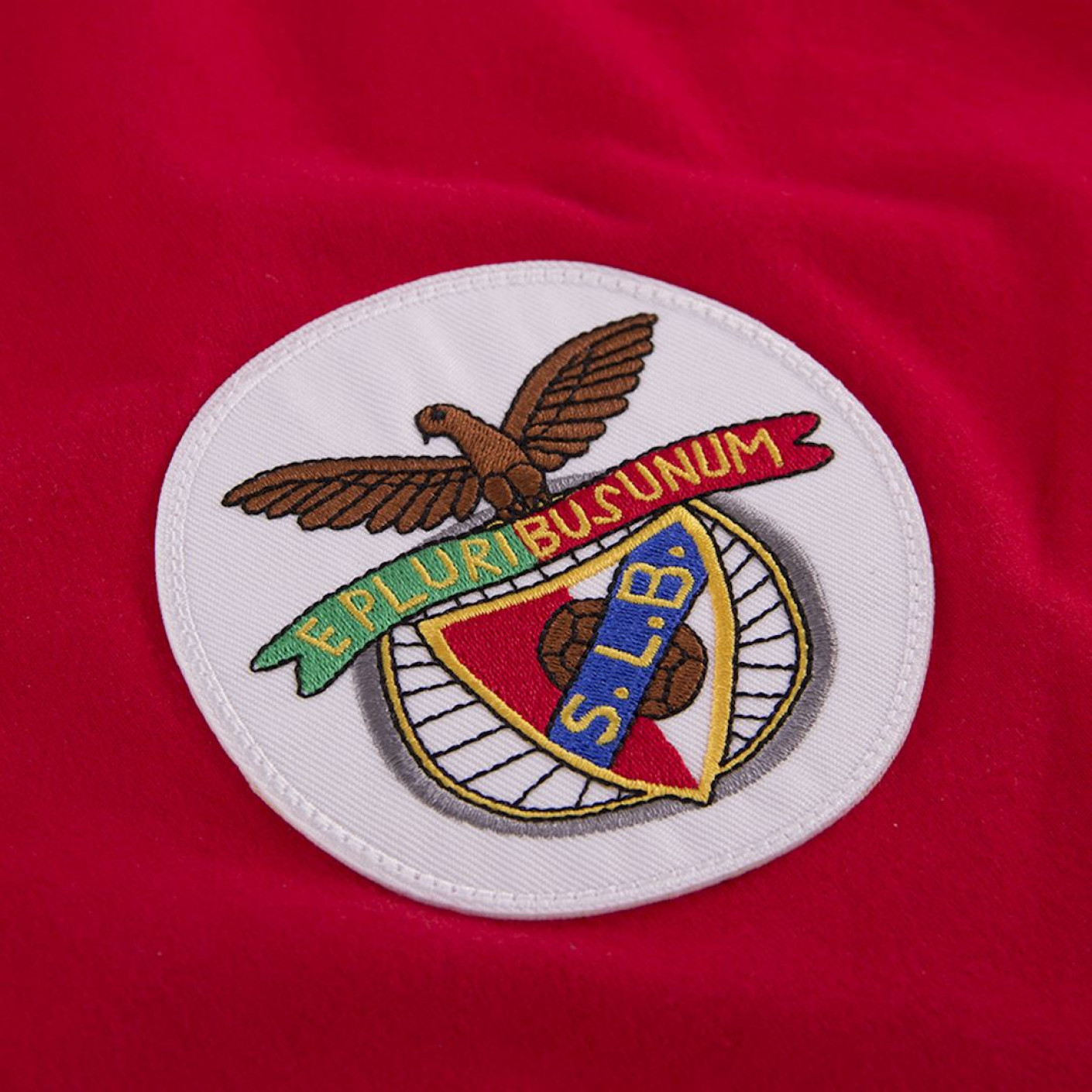 COPA SL Benfica 1974-75 Retro Voetbalshirt Rood Wit