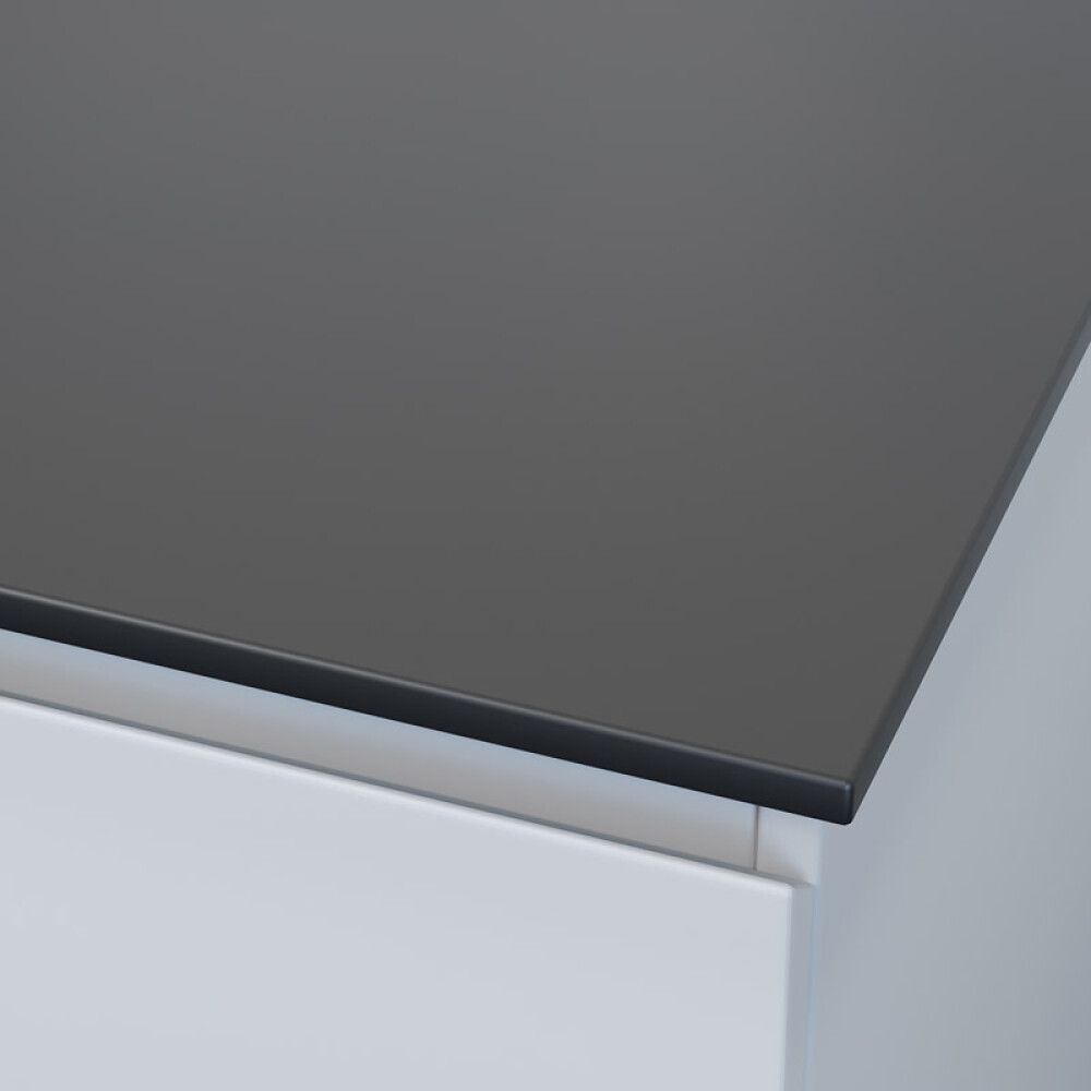 BENKEPLATE CAMARGUE SKÄRGÅRD SOGNE SVART MATT 100CM