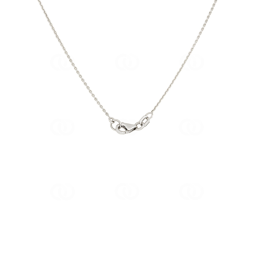 Collier mit Anhänger 750/18 K Weissgold mit Diamanten 0.50 ct H/si by CHRISTIAN