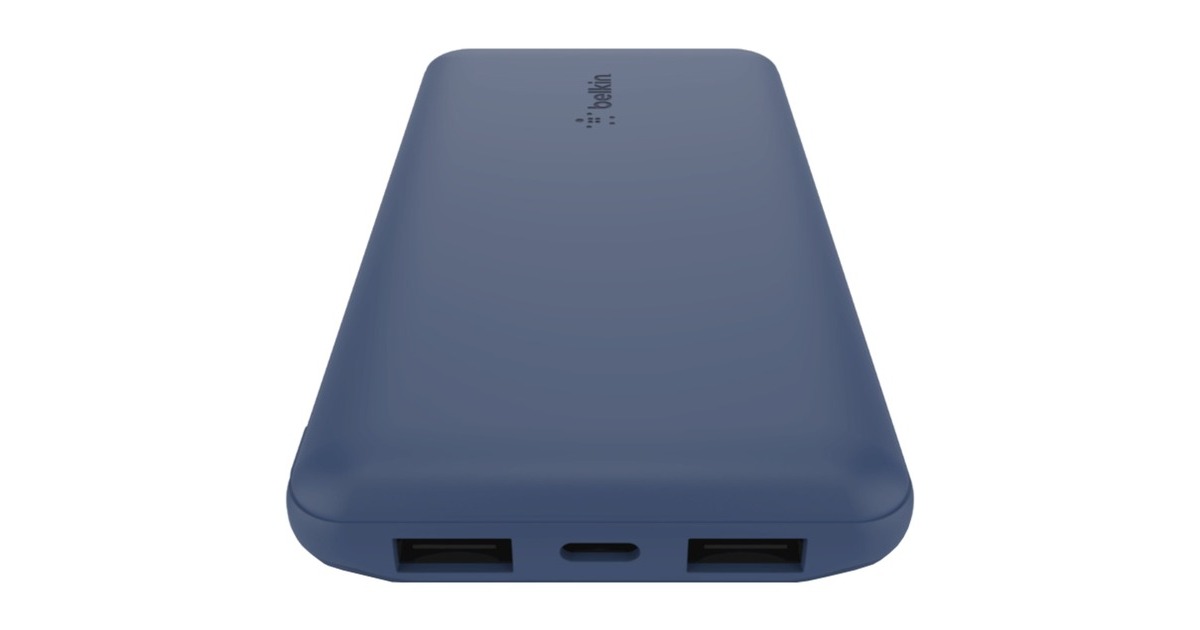 BelkinBoostCharge 3-poorts 10.000 mAh - 15 W powerbank  (Blauw)