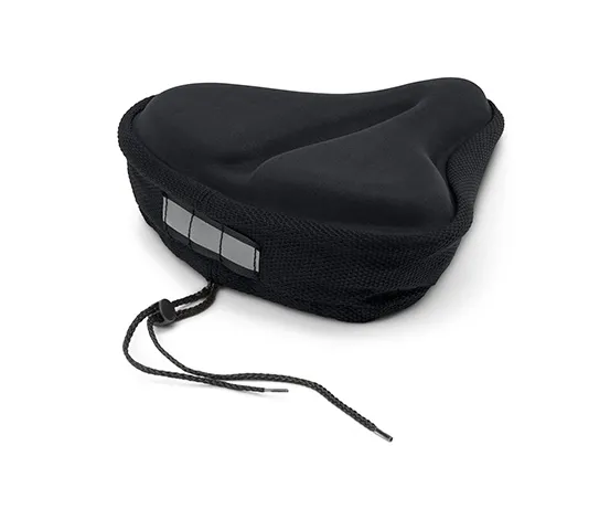 Sattelbezug Memoryfoam, schwarz