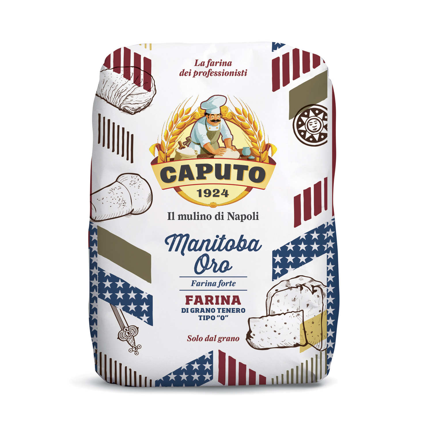 Farine Caputo Manitoba Oro  type 0 W370/390