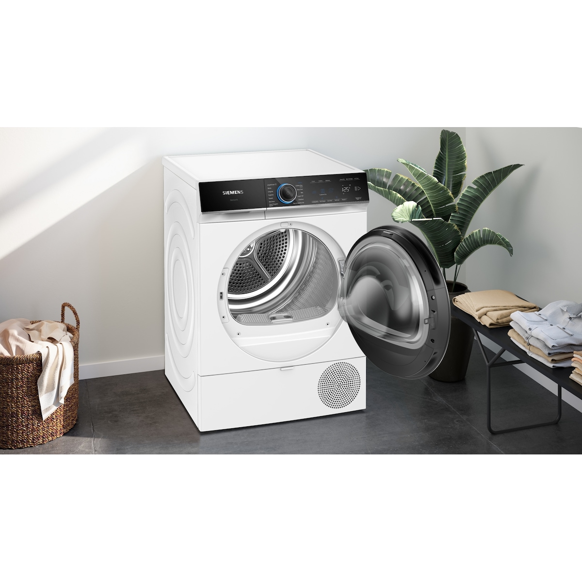Siemens Tørketrommel WQ45B2ALDN (Hvit)