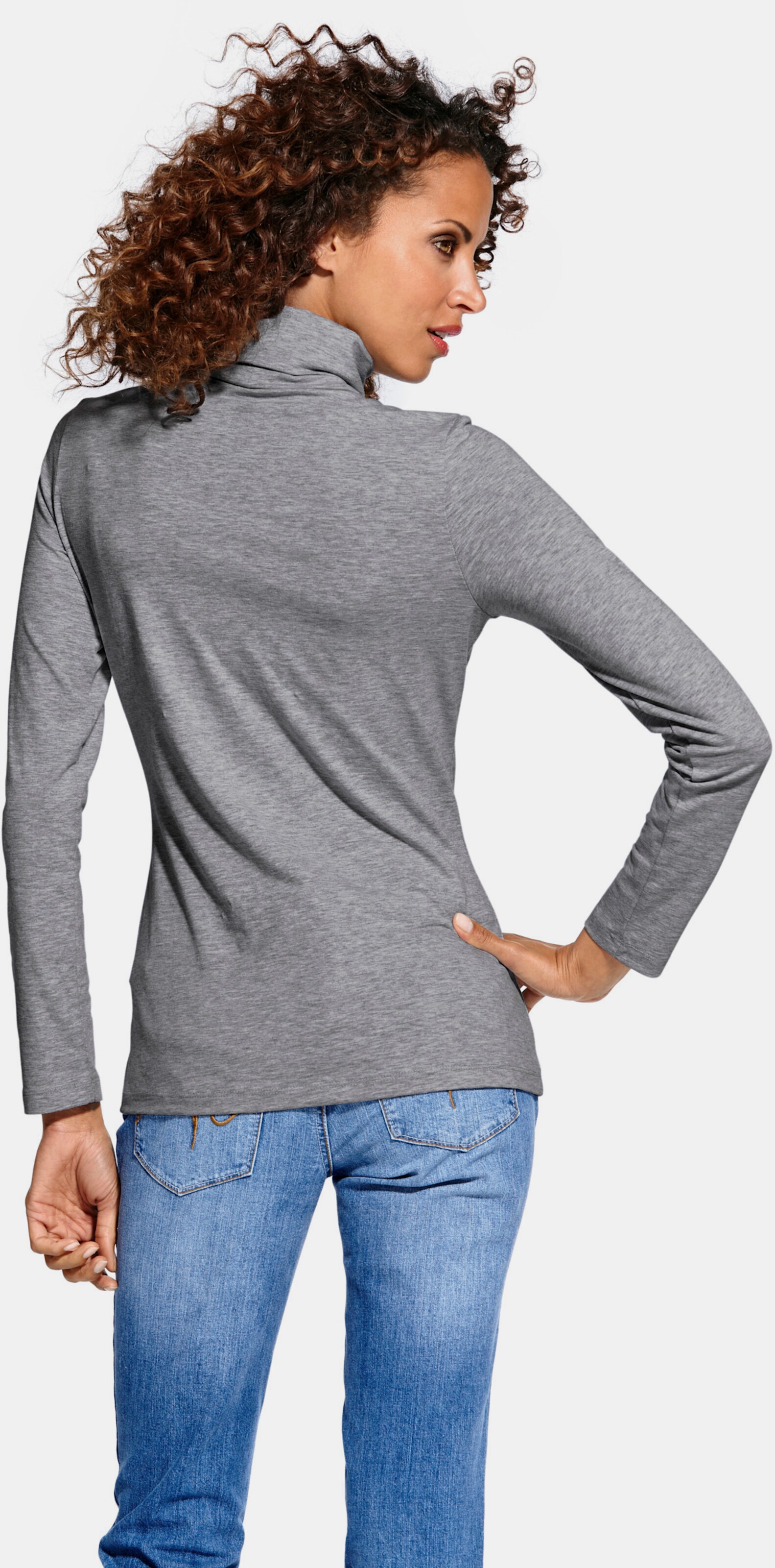 Rollkragen-Shirt