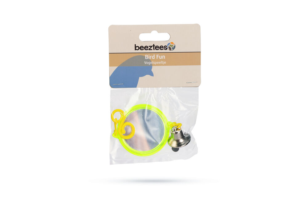 Beeztees Parkieten Spiegel - Vogelspeeltje - 17x10x0.5 cm