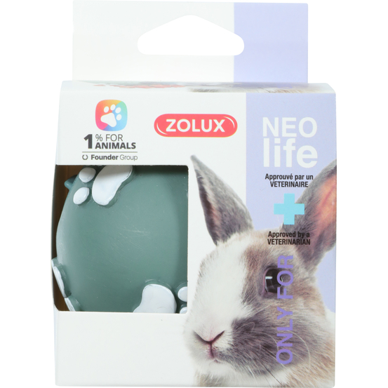 Balle à friandises Neolife pour lapin Ø7 cm
