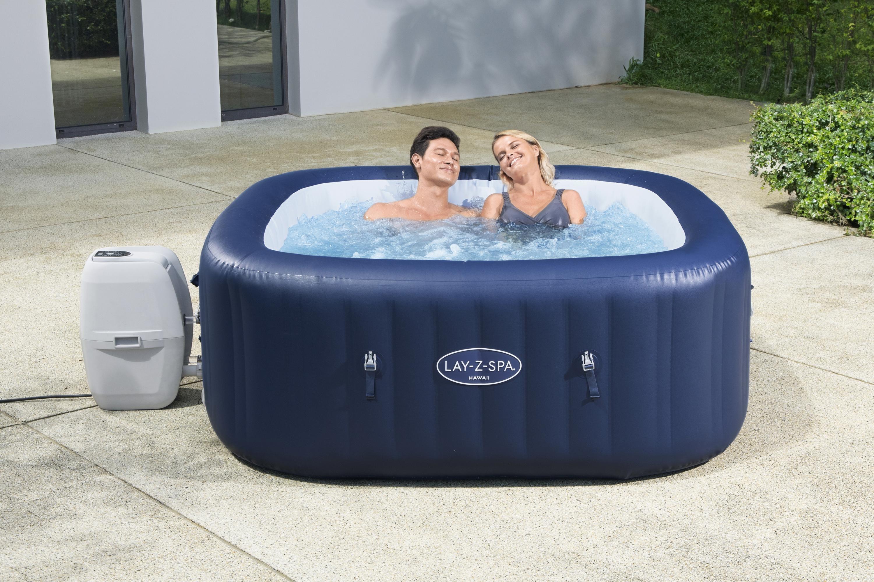Bestway® LAY-Z-SPA® Whirlpool Hawaii AirJet™ 180 x 180 x 71 cm, eckig