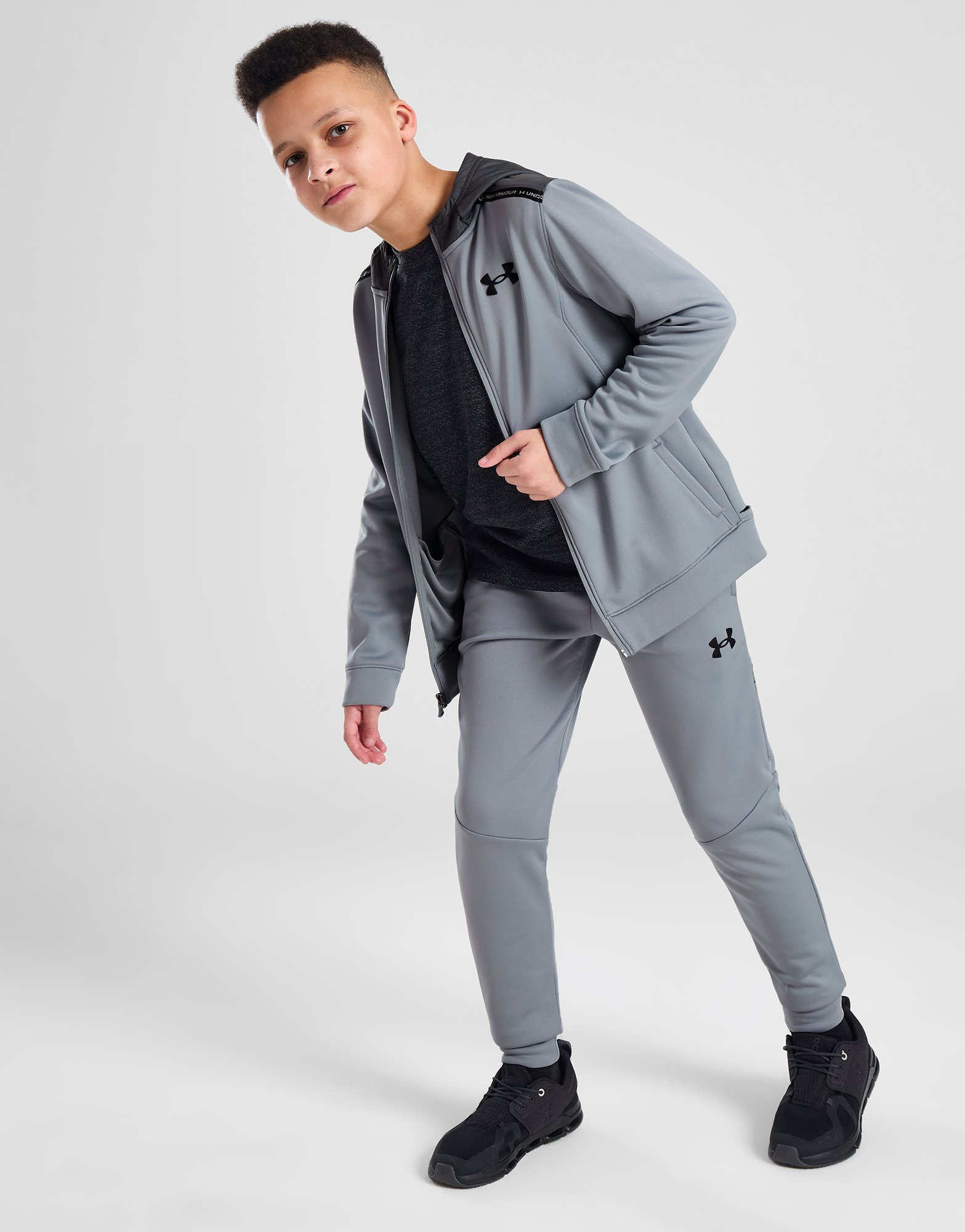 Under Armour Sweat à Capuche UA Armour Fleece Zippé Junior
